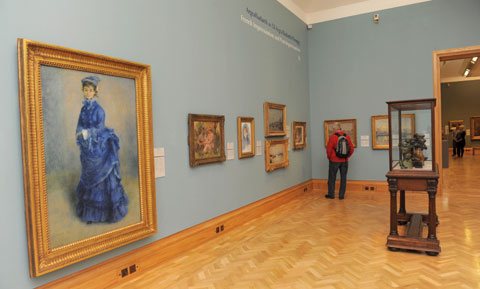 The French Impressionism and Post Impressionism gallery. Photo © Amgueddfa Cymru - National Museum Wales