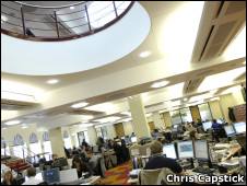 BBC Monitoring's headquarters at Caversham in the UK