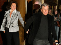 Bà Cecilia Ciganer-Albeniz và chú rể mới