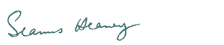 Seamus Heaney