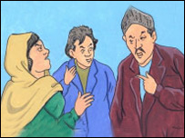 بهادرشاه، گلاب شاه و بی بی گل