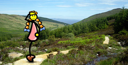 Sìleas lost in Arran