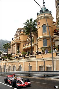 لویس همیلتون در موناکو