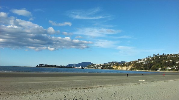 Tahunanui Beach and Tasman Bay