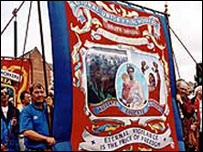 英国煤矿工会锦旗