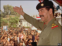 Saddam Hussein em 1995