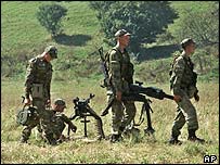 Soldaţi ruşi în Cecenia