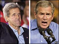 बुश और केरी