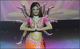 Big Brother star, Shilpa Shetty in Miss Bollywood