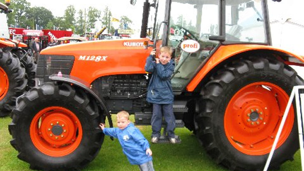 Matthew and Luke enjoyed seeing farm life on their first visit to the Royal Highland Show.