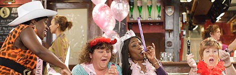 A hen party in full swing