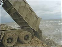 Будівництво дамби