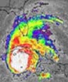 Computer image of Hurricane Michelle 