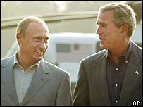Putin e Bush