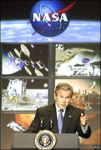 O presidente dos Estados Unidos, George W. Bush