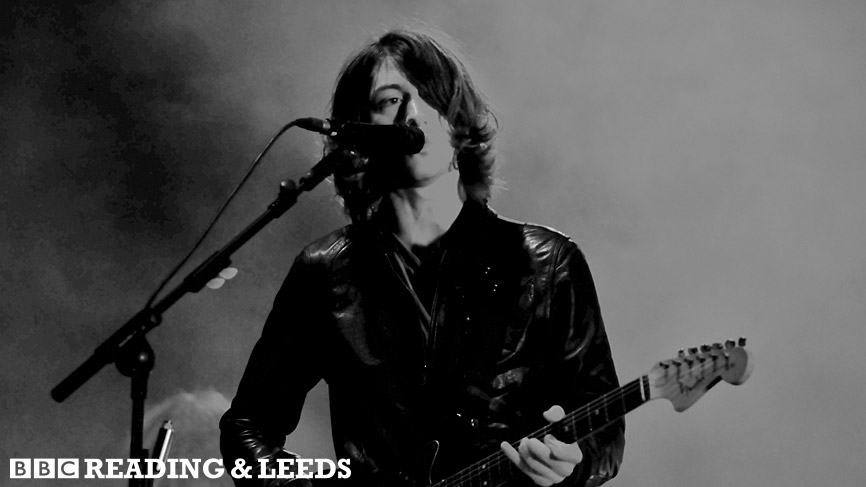 Arctic Monkeys on the main stage