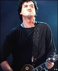 O guitarrista do Led Zeppelin, Jimmy Page