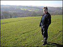 Ivan takes in the view