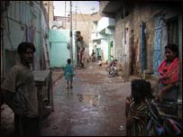 कराची में मुहाजिरों की एक बस्ती