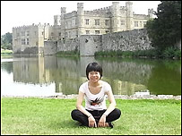 抽空到Leeds Castle游玩的卢甡