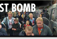 Image of parents and children running