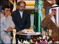 ملک عبدالله و احمدی نژاد