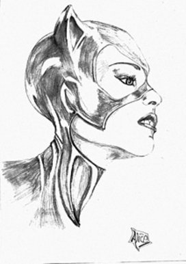 Catwoman drawing