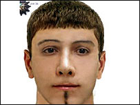 Retrato falado de possível cúmplice