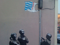 Banksy artwork in Islington