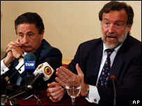 Eduardo Duhalde e Rafael Bielsa