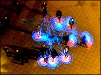 Outdoor choreographic event