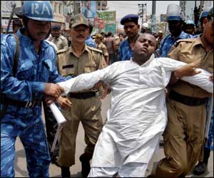 बिहार में बंद की तस्वीरें