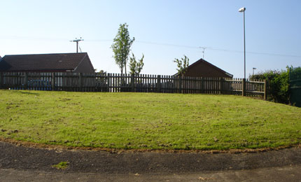 The Nelson Drive entrance to Kilfennan Valley Park which will be transformed by the SWAT team.
