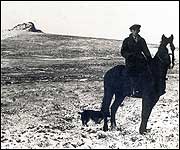 Man on horseback, Haytor 1934