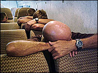 Militares britânicos em avião iraniano