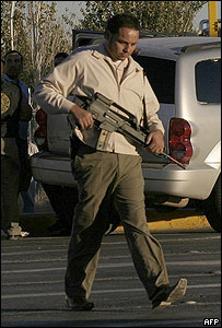 Policial em Ciudad Juárez