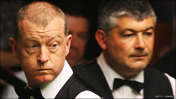 Steve Davis and John Parrott