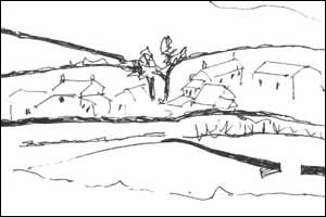 En route to Rusland Church