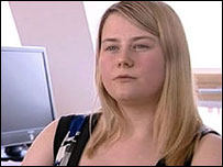 Natascha Kampusch em entrevista ao programa Newsnight, do canal de televisão BBC 2