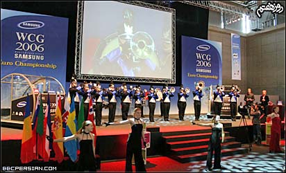 رژه تيمهای شرکت کننده