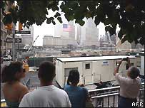 Local dos atentados de 11/9 em Nova York, nesta terça-feira