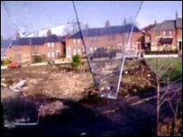 Vandalismo em área pobre