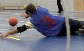 Goalball action