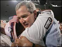 Nedělní návštěva prezidenta Bushe v Miami