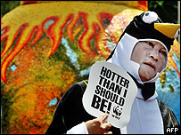 تظاهرات درباره گرمایش زمین