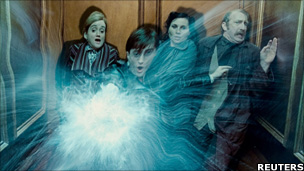 Daniel Radcliffe from a scene from Harry Potter and the Deathly Hallows Part 1