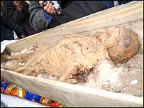 جسد 'موميايی شده'