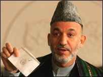 Afganistan Devlet Başkanı Hamid Karzai