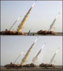 İran füze denemesi