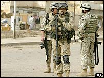 Soldados americanos no Iraque